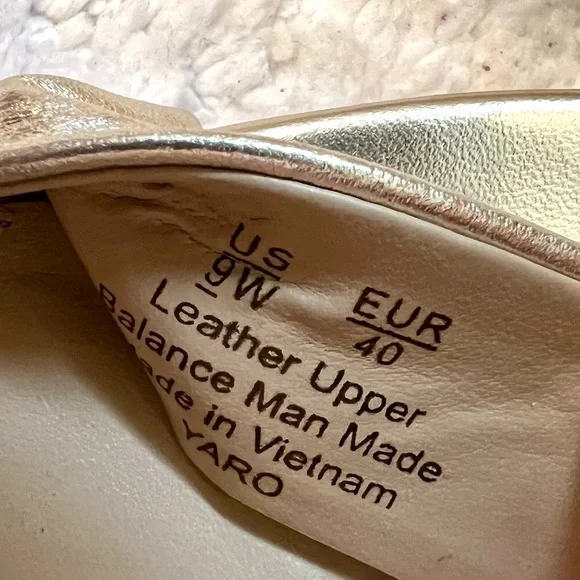 Sam Edelman Yaro Sandal Women's gold bronze Leather Ankle Strap holidays 9M - Picture 11 of 11